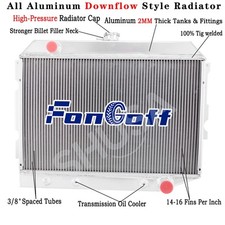 2 Row Aluminum Radiator fit 1968-1974 PLYMOUTH BELVEDERE/DODGE CHALLENGER picture