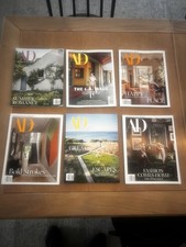 Lot Of 6 Architectural Digest AD Magazines 2025-2026 Back Issues picture