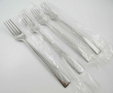 Dansk RONDURE 4 Salad Forks Glossy 18/10 Stainless Steel Flatware China picture
