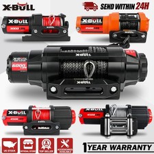 X-BULL ATV Winch Kit 12V Electric Winch 3000LB 4500LB 6000LB Wireless Remote 4WD picture