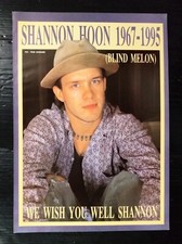 Blind Melon Shannon Hoon Vintage Thailand ONLY 1 COLOR PAGE MEGA RARE picture