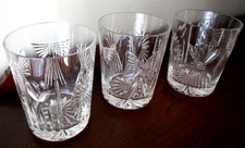 SET OF 3 WATERFORD MILLENNIUM DOUBLE OLD FASHIONED 