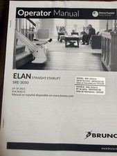 Bruno ELAN SRE-3050 Straight Electric Stairlift Foldable Indoor White/Gray picture