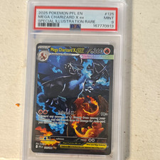 Pokemon TCG Mega Charizard X ex Me02 Phantasmal Flames 125/094 Holo SIR EN picture