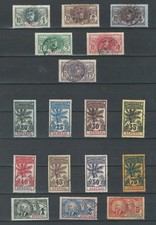 SENEGAL FRENCH COLONIES USED SET SC#57-72 1906 PALM FAIDHERBE BALLAY LOT(SE 380) picture