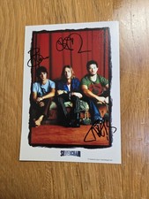 Silverchair Autographed Photo Card 6x4 HAND SIGNED BY DANIEL BEN CHRIS w/ COA picture