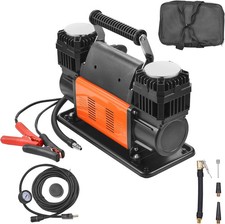VEVOR 10.6 CFM Heavy Duty Air Compressor, 30s Fast Inflation | Dual-Cylinder Por picture
