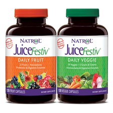 Natrol JuiceFestiv Daily Fruit & Veggie Capsules 240 Ct  exp 10/27 picture