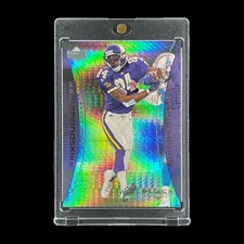 RANDY MOSS HYPER REFRACTOR FOIL CARD 1999 Upper Deck Black Diamond - Vikings picture