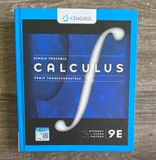 Cengage Single Variable Calculus: Early Transcendentals 9th Edition, Brand New picture