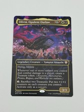 Olivia, Opulent Outlaw Borderless Foil Commander: Outlaws of Thunder Junction NM picture