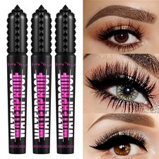 3pcs Black Waterproof Mascara For All Lengthening Make Up Products Eyelash picture