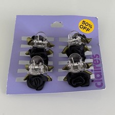 Claire’s 4 Pcs Floral Hair Clips picture
