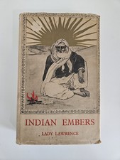 Indian Embers Lady Lawrence 1949 First Edition w/ Original Dust Jacket picture