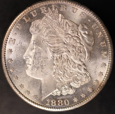 1880 S MORGAN SILVER DOLLAR | FRESH FROM A COLLECTION | LOT BB-430 picture