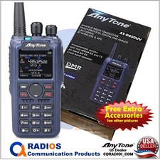 AnyTone AT-D890UV GPS DMR Analog UHF VHF Ham Radio FREE Accessories ATD890UV picture