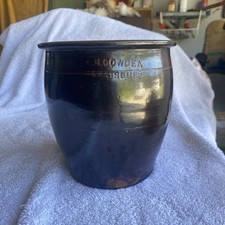Antique 6.5’’, F. H. Cowden, Pottery,  Harrisburg PA crock picture
