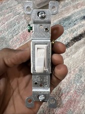 Leviton 5601-2WM Decora Rocker Single-Pole Switch, 15 Amp, 120/277 Volt 50 Pack picture