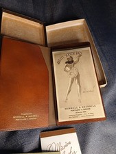 1944 Pinup ARTIST'S SKETCH PAD Calendar Notepad~Earl Macpherson W/ Leather Cover picture