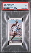 Jesse Owens 1937 Ogden's LTD. Champions of 1936 #3 PSA 3 picture