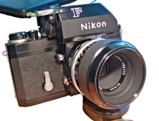 Nikon F1 Photomic F2 black with Micro Nikkor PC Auto 1:3.5 55 mm picture