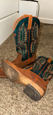 Ariat Men's Futurity Rider Cowboy Boot in the Ancient Turquoise /Penny Roughout picture