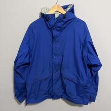 VTG LL Bean Stowaway Jacket Mens Large Blue Full Zip Rain GORE TEX Packable picture