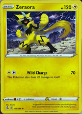 Zeraora Rare - 102/264 - Fusion Strike Pokemon 2021 picture