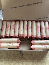 1944 (P) LINCOLN WHEAT CENT PENNY 30 ROLLS (1,500 coins)  nice condition picture