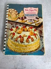 Vtg 1968 The Beta Sigma Phi International Cookbook Desserts Spiral 2000 recipes picture