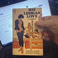His Lesbian Love Wayne Wallace 1965 Vintage Sleaze, Lesbian Fixler unread picture