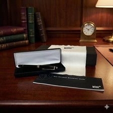 ESV132 Montblanc Meisterst ck Fountain Pen 14k Engraved Name picture