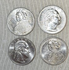 Error “IN COD WE TRUST” 2023 2P & 2D Quarters Jovita Idar Lot of 4 AU  picture