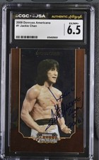 2009 Donruss Americana Jackie Chan Signed Auto Card #1 JSA CGC picture