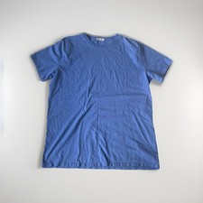 Gustin Men’s FADED BLUE T-SHIRT Size Large Made In USA  picture