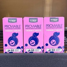 3 x Nutramax Proviable Digestive Health 60 Chewable Tablets for Dogs (180 Total) picture
