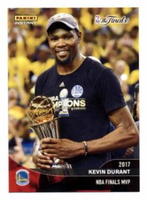 2016-17 PANINI INSTANT WARRIORS CHAMPIONS KEVIN DURANT 2017 NBA FINALS MVP  picture