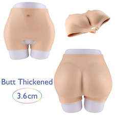 KnowU Silicone Hip Pants Open Crotch Panty Plump Butt Underwear Crossdresser picture