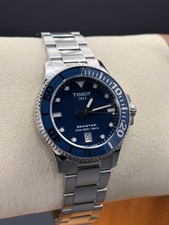 TISSOT SEASTAR 1000 QUARTZ BLUE DIAL UNISEX WATCH 36MM T120.210.11.041.00 picture