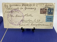 1929 Zeppelin Flight, West Englewood NJ/ Germany, First Flight Around the World. picture