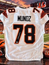 Anthony Munoz Signed Cincinnati Bengals #78 Custom Jersey Beckett BAS Witnessed picture