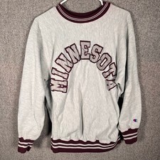 RARE Vintage 80s Minnesota Champion Reverse Weave Made in USA Sweatshirt picture