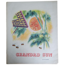 Grandad Sun Vintage 1958 Children’s Book Staple Bound Rare HTF picture