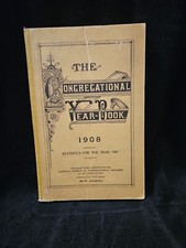 The Congregational Year-Book,1908.US Congregationalist Churches Ads Original Ed picture