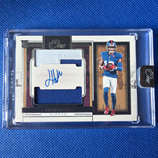 Panini 2023 One Jalin Hyatt RC Auto Dual Patch #46 Bronze /199 New York Giants picture