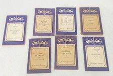 Vintage French Classiques Larousse Set of  7  Paperback Book Lot picture