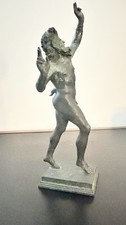Antique Grand Tour Bronze Dancing Faun of Pompeii 12