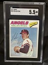 Nolan Ryan 1977 Topps Baseball Card Sgc 5.5 picture