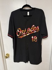 Baltimore Orioles Maryland Flag 2018 SGA Black Jersey Adult XL New With Tags picture