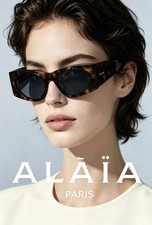 ALAIA AA0085S Fashion Womens Sunglasses 57-17-140 Retro Oval Lens picture